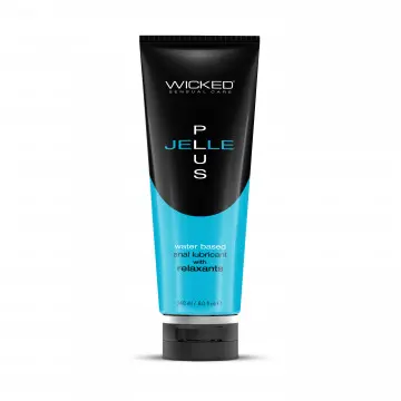 Wicked brand water-based anal lubricant.