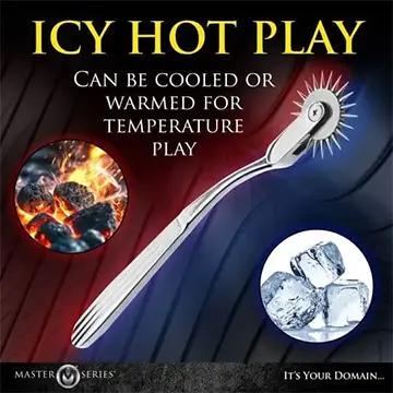 A metal tool for temperature play.