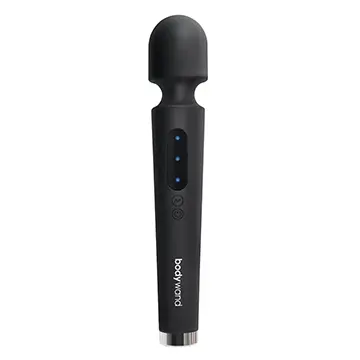 Black Body Wand massager with blue lights.