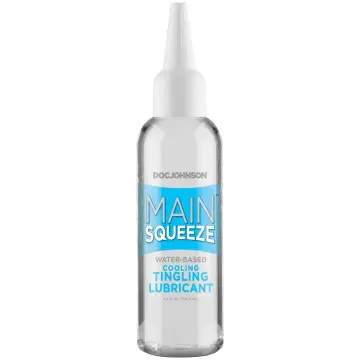 Doc Johnson Main Squeeze cooling lubricant.