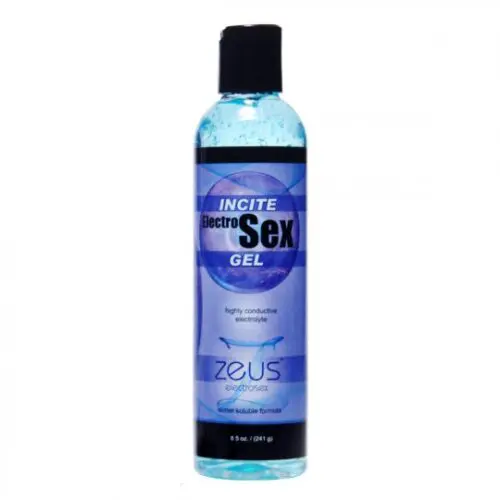 A bottle of sex gel is shown.