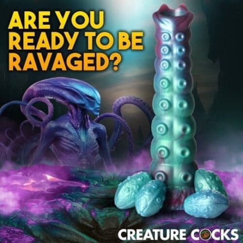 Alien creature with tentacle toy.