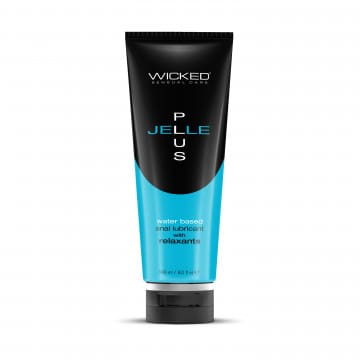 Wicked brand water-based anal lubricant.