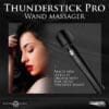 Black Thunderstick Pro wand massager.