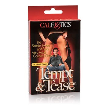 Tempt & Tease adult couples card game.