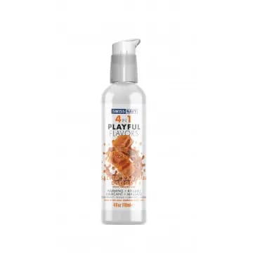 Swiss Navy 4-in-1 Playful Flavors Caramel.