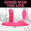 Pink adult toy with remote control.