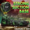 Green and black snake-shaped sex toy.