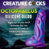 Purple octopus-shaped silicone sex toy.