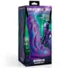 Purple and blue octopus-shaped silicone dildo.