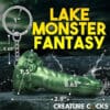 Green lake monster shaped key chain.