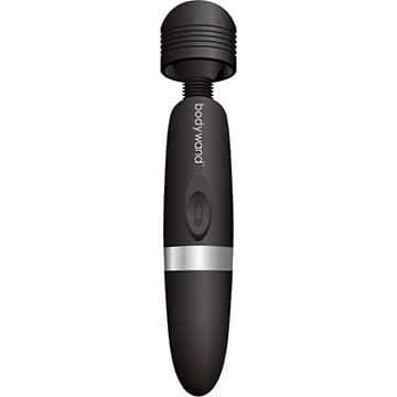 Black and silver body massager.