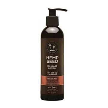 Hemp Seed Massage Lotion bottle.