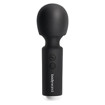 Black Body Wand massager with buttons.