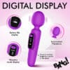 Purple wand with digital display and buttons.