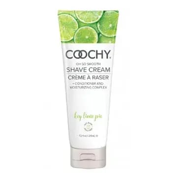 Coochy shave cream, key lime pie scent.