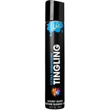Wet Tingle lubricant for extra sensations.