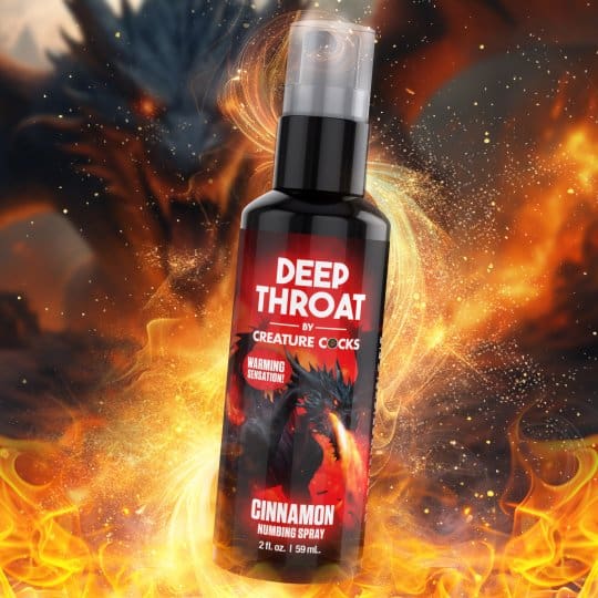 Cinnamon numbing spray by Creature Cocks.