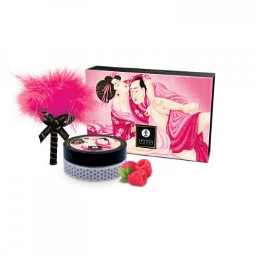 Sensual massage set with feather tickler.