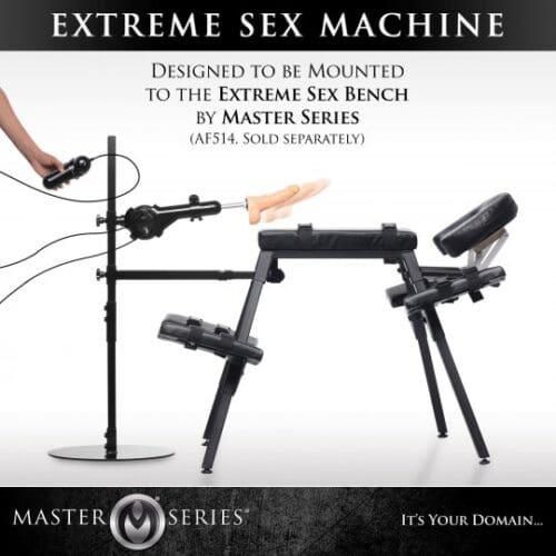 Extreme sex machine and bench.