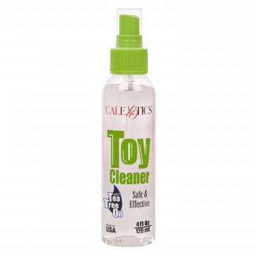 Tea tree oil toy cleaner spray bottle.