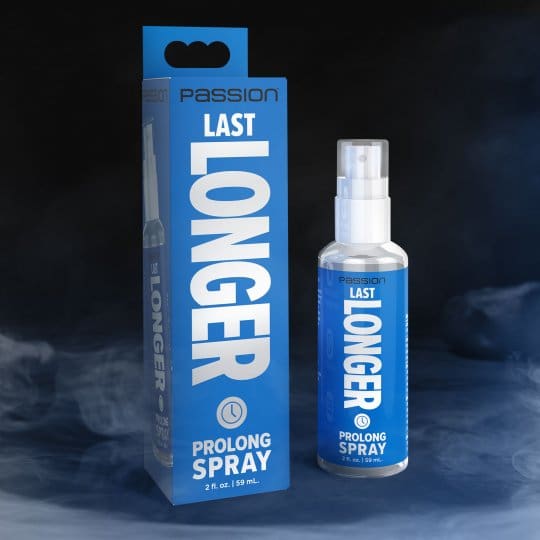 A bottle of prolong spray next to its box.